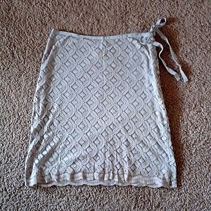 Max Studio gray lace size 2 skirt